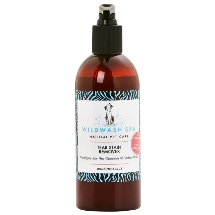 WildWash SPA Organic Aloe Vera, Chamomile & Gardenia Florida Tear Stain Remover For Dogs