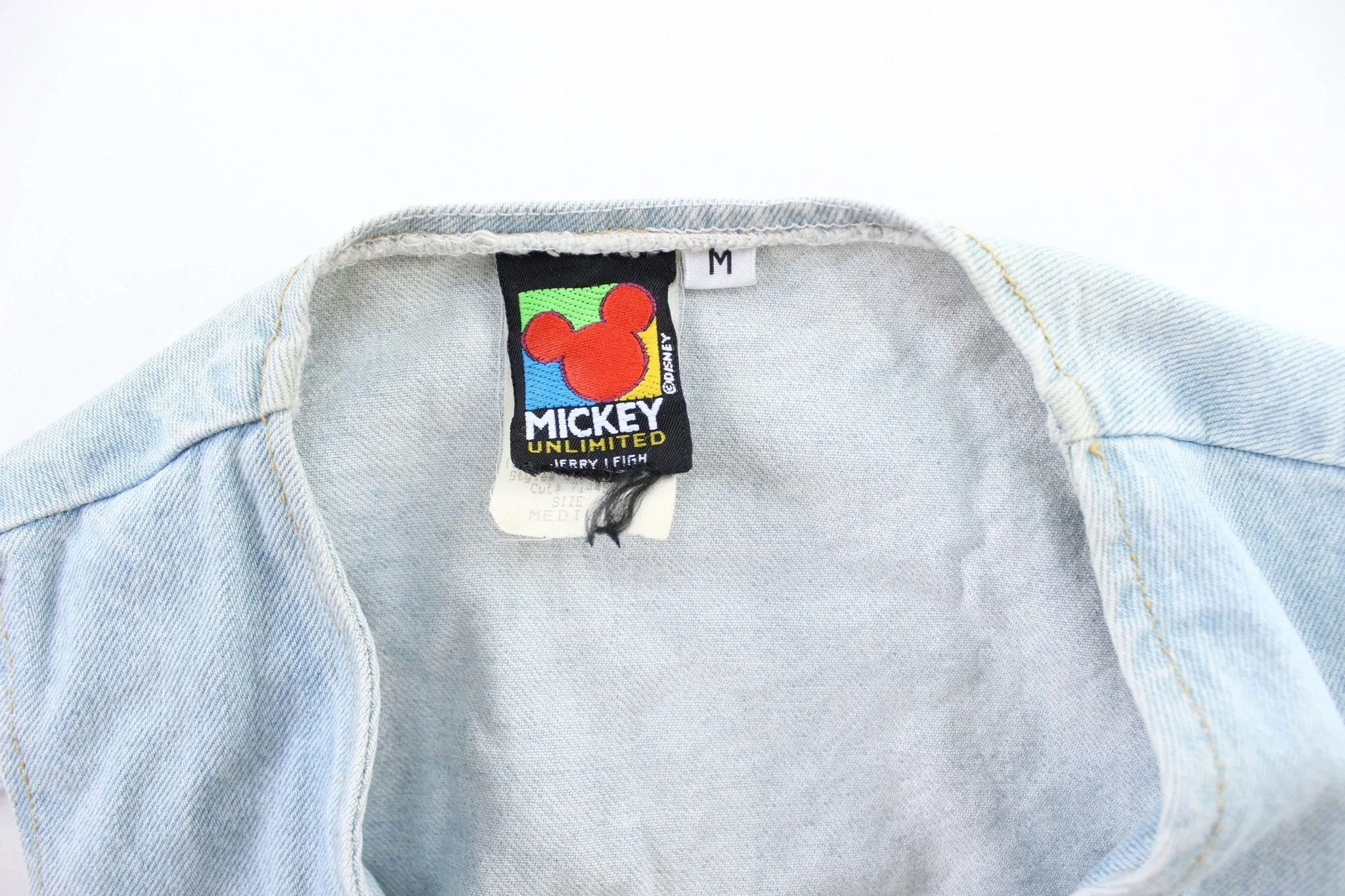 Women's 90's Disney Mickey Unlimited Denim Sailing Vest