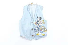 Women's 90's Disney Mickey Unlimited Denim Sailing Vest