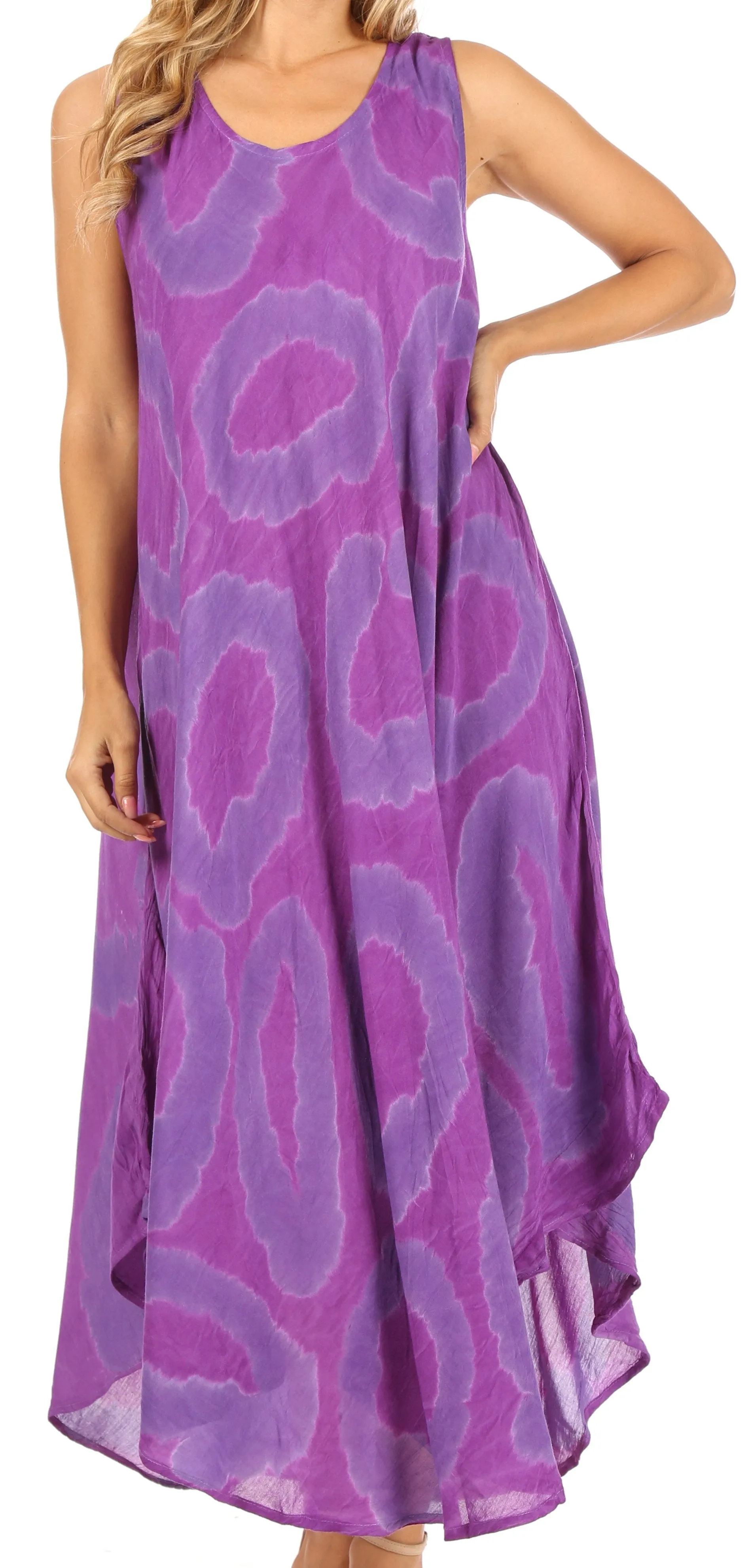 Women's Sleeveless Caftan Beach Cover up Dress | Rocio