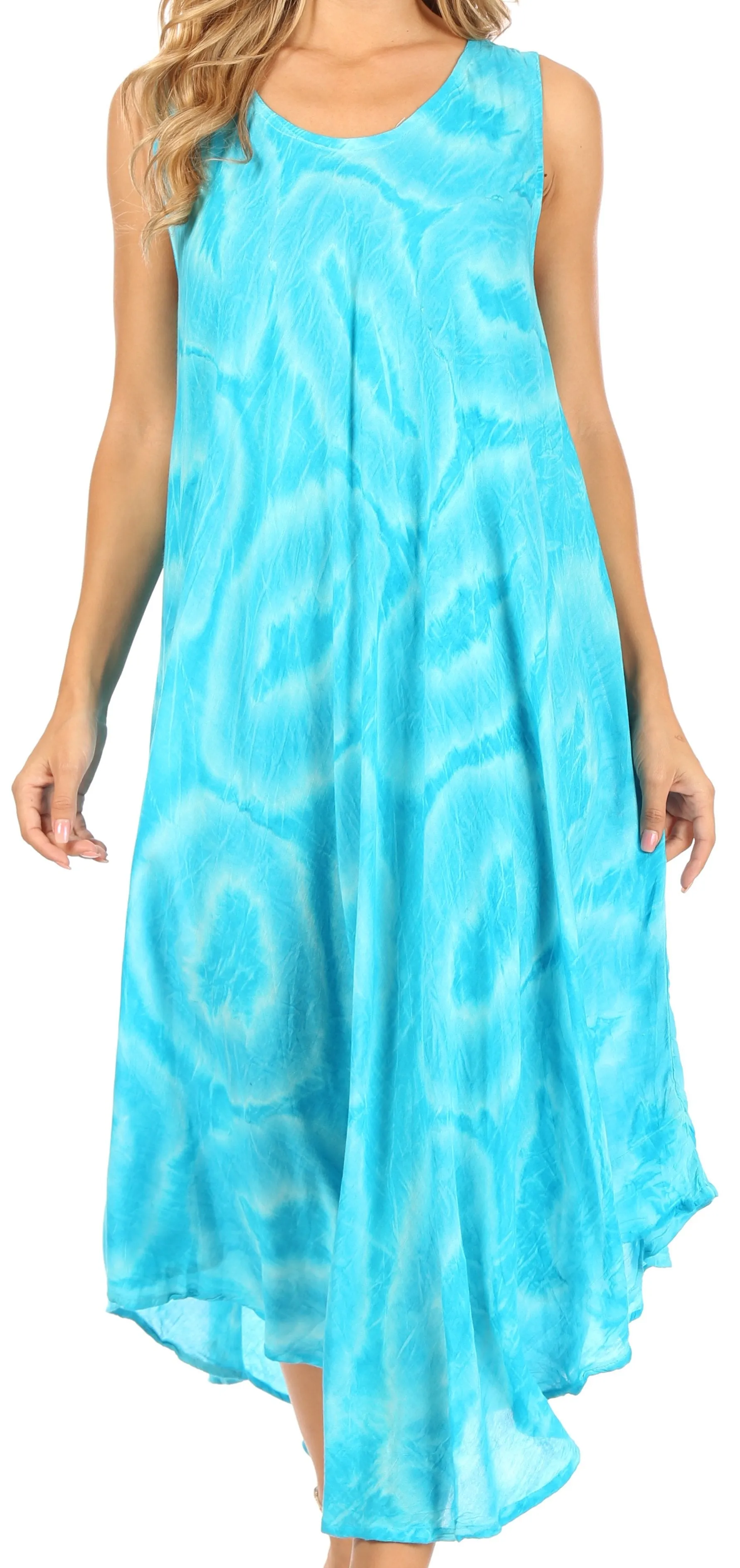 Women's Sleeveless Caftan Beach Cover up Dress | Rocio