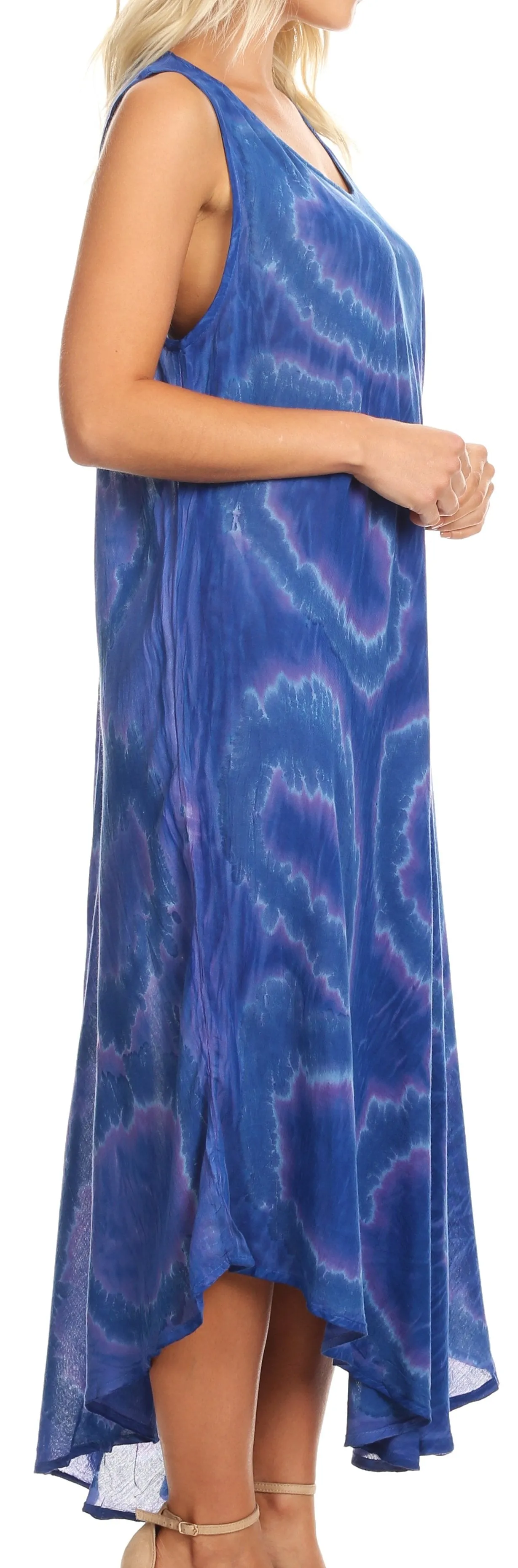 Women's Sleeveless Caftan Beach Cover up Dress | Rocio