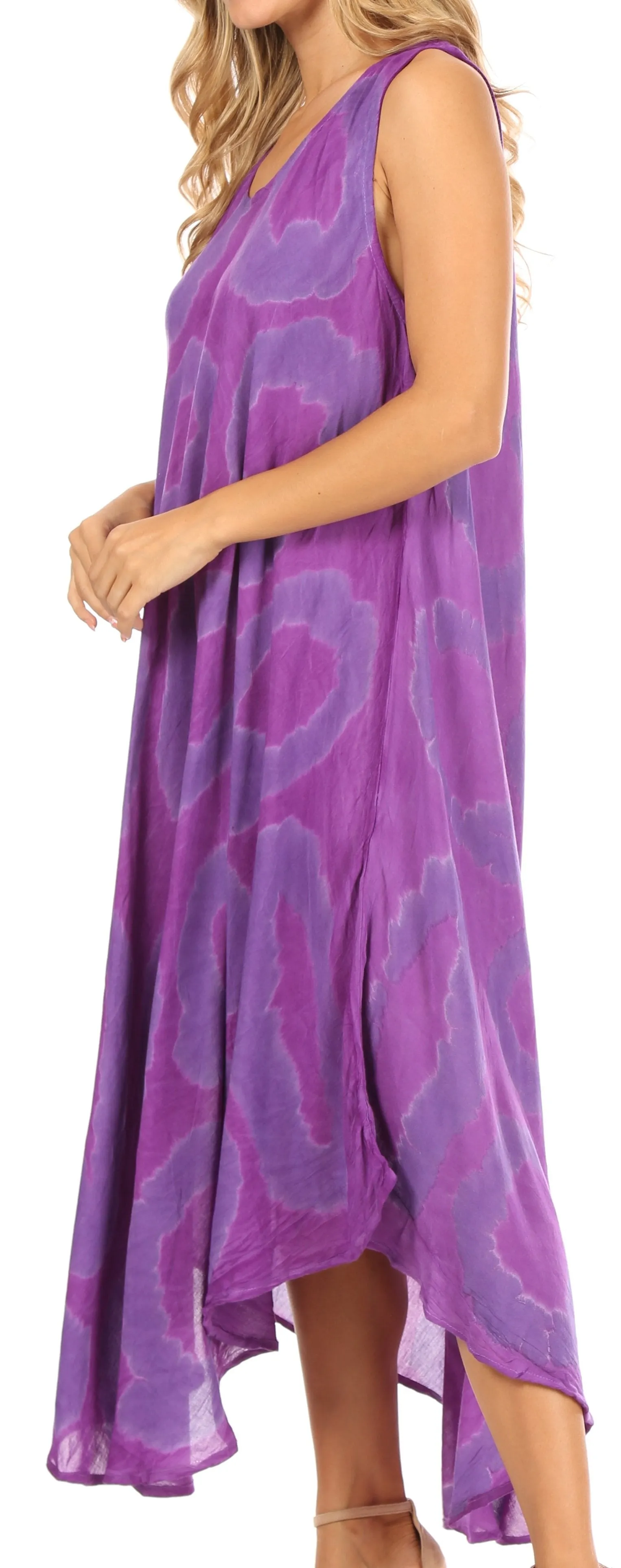 Women's Sleeveless Caftan Beach Cover up Dress | Rocio