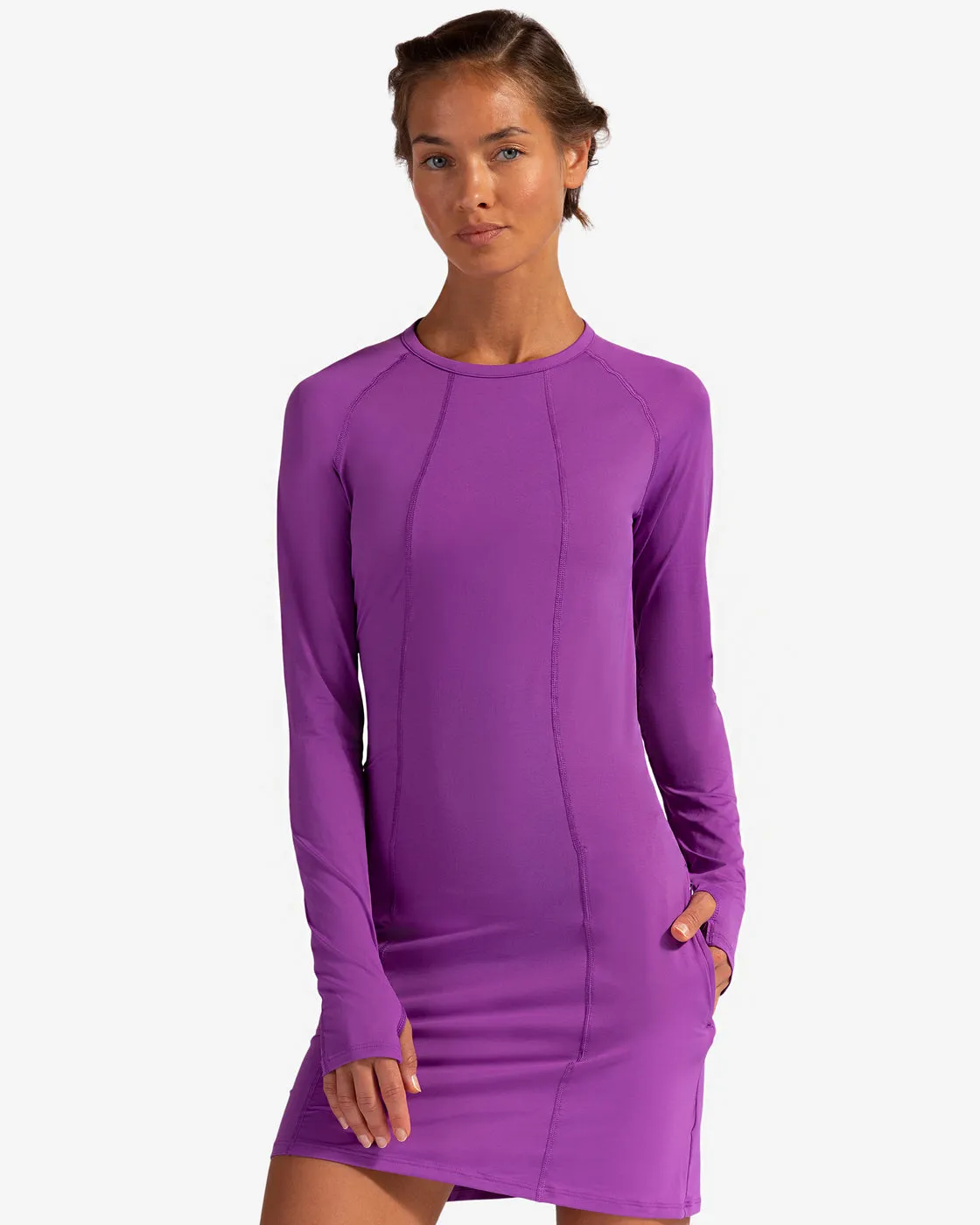 WOMEN'S TUNIC DRESS (2025) - Purple