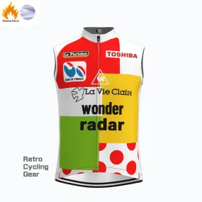 wonder radar Fleece Retro Cycling Vest