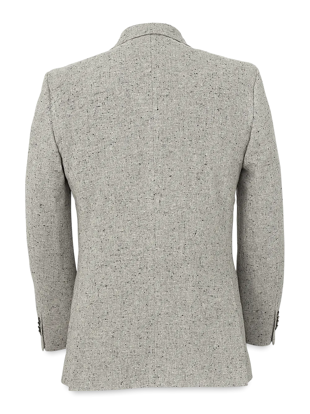 Wool Donegal Notch Lapel Sport Coat - Grey Multi