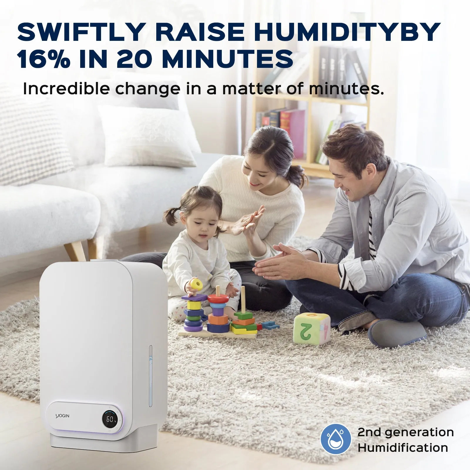 YOGIN HM Ultrasonic Cool Mist Humidifiers