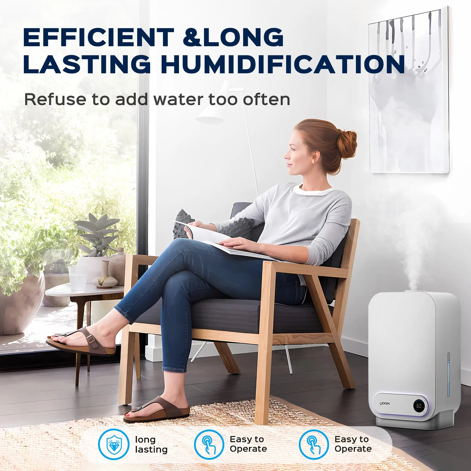 YOGIN HM Ultrasonic Cool Mist Humidifiers