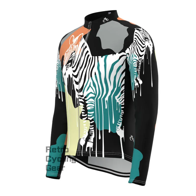 zebra Fleece Long Sleeve Jersey