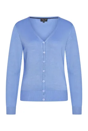 Zilch cardigan V neck cornflower